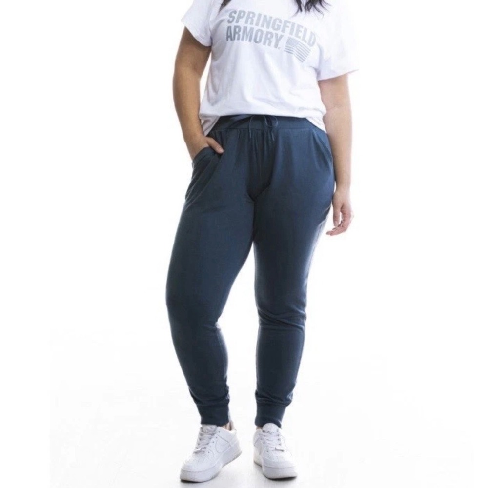 Alexo x Springfield Armory Pants Sweatpats Terry NEW Navy Blue 2XL